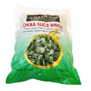 Armaan Okra Slice Rings 900g 