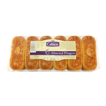 Cabico Almond Fingers 6pk 280g 