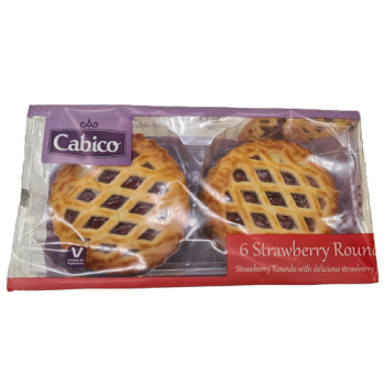Cabico Strawberry Rounds 6pk 