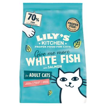 Lily's Kitchen White Fish with Salmon for Adult Cats 800g