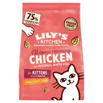 Lily's Kitchen Chicken with Seasonal White Fish for Kittens up to 12 Months 800g