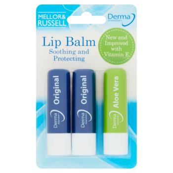 Derma Intensive+ Lip Balm Triple Pack