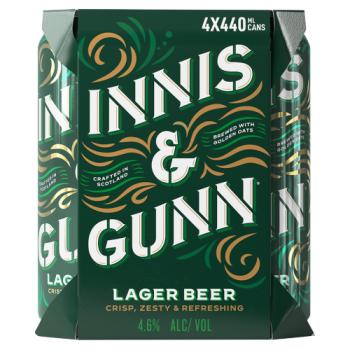 Innis & Gunn Lager Beer 4 x 440ml