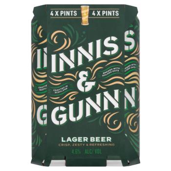 Innis & Gunn Lager Beer 4 Pints x 568ml