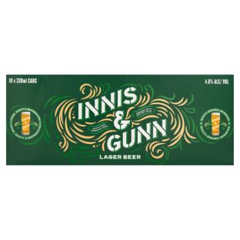 Innis & Gunn Lager Beer 10 x 330ml