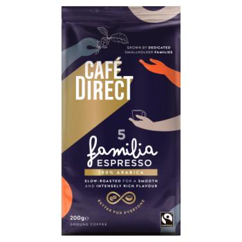 Cafédirect 5 Familia Espresso Ground Coffee 200g