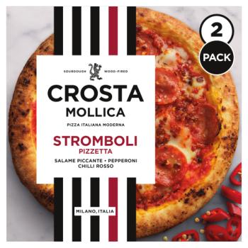 Crosta Mollica Stromboli Sourdough Pizzaetta 2 x 217g (434g)