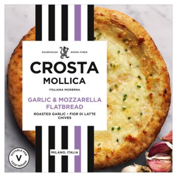 Crosta Mollica Garlic & Mozzarella Sourdough Flatbread 229g
