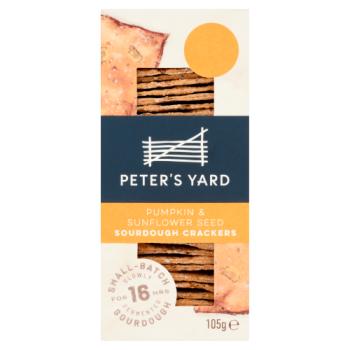 Peter's Yard Pumpkin & Sunflower Seed Sourdough Crackers 105g
