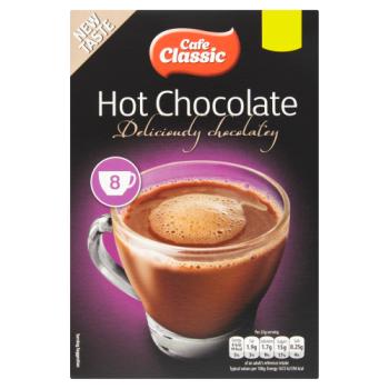 Cafe Classic Hot Chocolate 8 x 25g (200g)