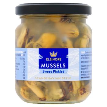 Elsinore Scandinavian Style Sweet Pickled Mussels 200g