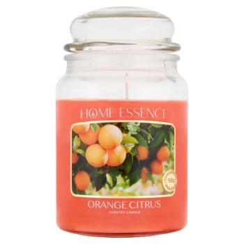 Home Essence Orange Citrus Scented Candle 500g