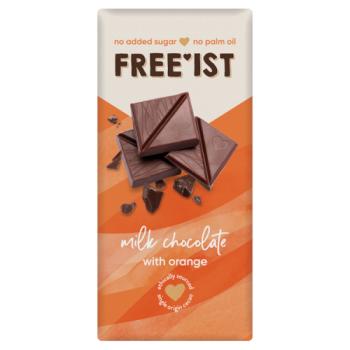 Free'ist Milk Chocolate with Orange 70g