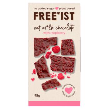 Free'ist Oat Milk Chocolate with Raspberry 95g