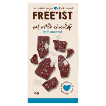 Free'ist Oat Milk Chocolate with Coconut 95g