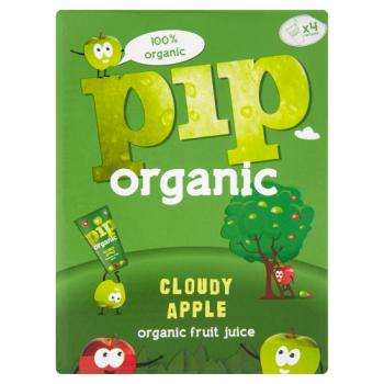 Pip Organic Cloudy Apple Juice Kids Cartons 4 x 180ml