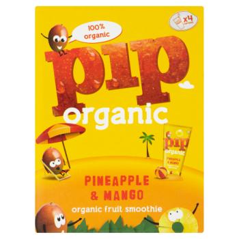 Pip Organic Pineapple & Mango Smoothie Kids Cartons 4 x 180ml