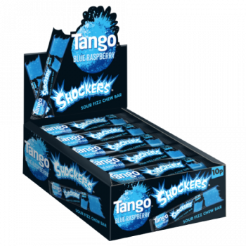 Tango Shockers Blue Raspberry Sour Fizz Chew Bar 11g (Single Bar) 