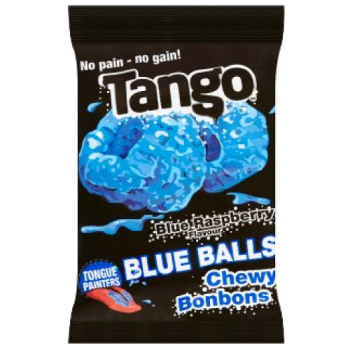 Tango Blue Raspberry Blue Balls Chewy Bonbons 130g PM £1 