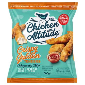 Chicken with Attitude Crispy Golden Tender 500g