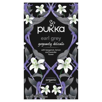 Pukka 20 Organic Earl Grey Black Tea Sachets 40g
