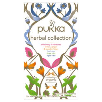 Pukka Organic Herbal Collection 20 Herbal Tea Sachets 34.4g