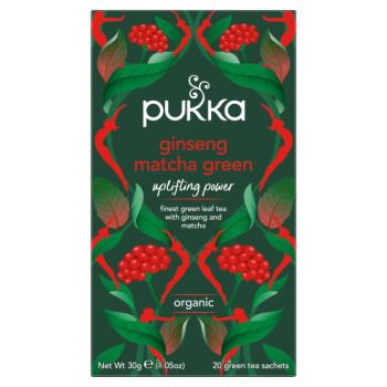 Pukka Organic Ginseng Matcha 20 Green Tea Sachets 30g