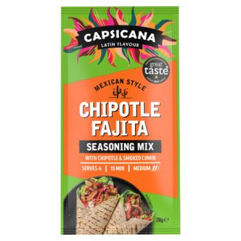 Capsicana Latin Flavour Mexican Style Chipotle Fajita Seasoning Mix 28g