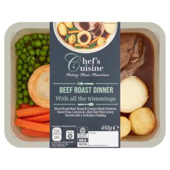 Chef's Cuisine Beef Roast Dinner 450g