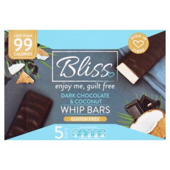 Bliss Dark Chocolate & Coconut Whip Bars 5 x 25g (125g)