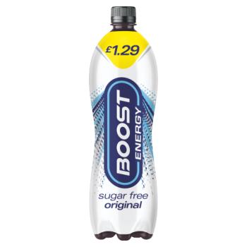 Boost Energy Sugar Free Original 1L PM £1.29