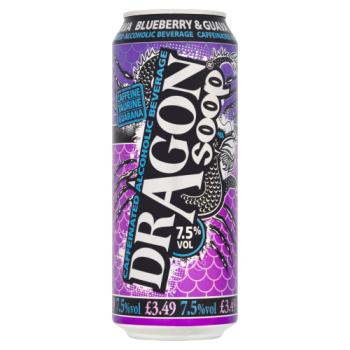 Dragon Soop Blueberry & Guava Caffeinated Alcoholic Beverage 500ml