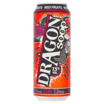 Dragon Soop Red Fruits Caffeinated Alcoholic Beverage 500ml