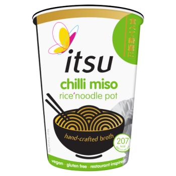 Itsu Chilli Miso Rice' Noodle Pot 63g