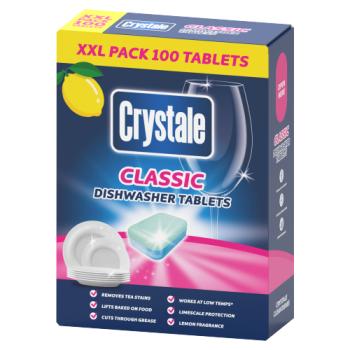 Crystale Classic Dishwasher Tablets 100 x 18g (1800g)