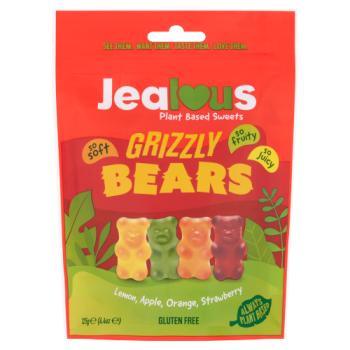 Jealous Grizzly Bears Lemon, Apple, Orange, Strawberry 125g