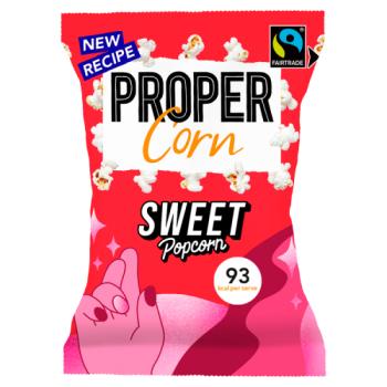 Propercorn Fairtrade Sweet Popcorn 90g