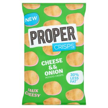 Proper Crisps Cheese & Onion
