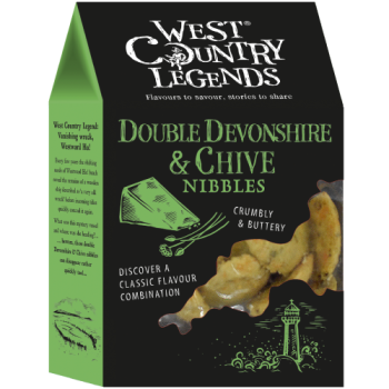 West Country Legends Double Devonshire & Chive Nibbles 85g