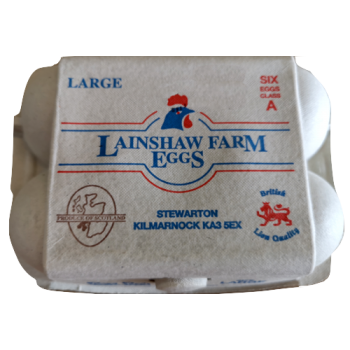 Lainshaw Farm Eggs Large Class A 6s 
