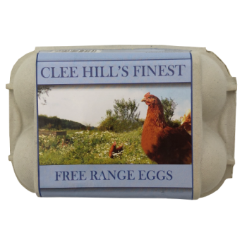 Clee Hill's Finest Free Range Eggs 6pk