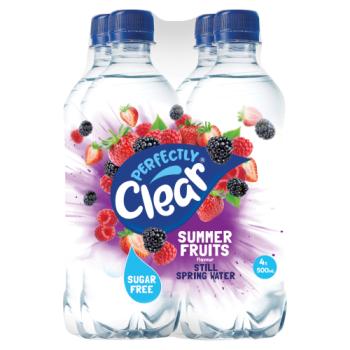 Perfectly Clear Summer Fruits Flavour Still Spring Water 4 x 500ml