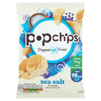 Popchips Sea Salt Flavour Potato Snacks 23g
