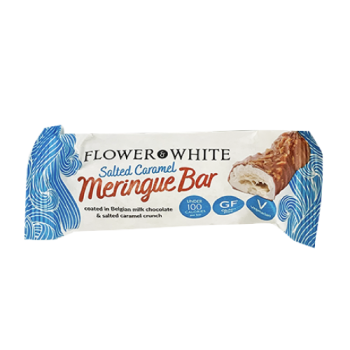 Flower & White Salted Caramel Meringue Bar 23.5g 