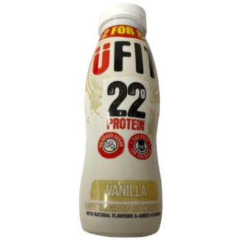 UFIT Vanilla Flavour High Protein Milkshake 310ml PM 2 for £3 