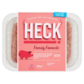 Heck Family Favourite 10 Pork Sausages 600g