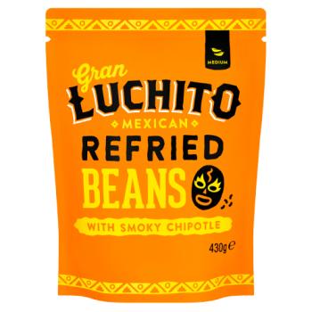 Gran Luchito Mexican Refried Beans with Smoky Chipotle 430g