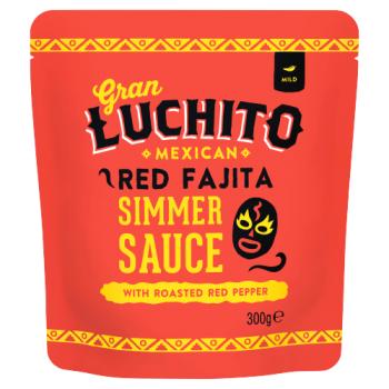 Gran Luchito Mexican Red Fajita Simmer Sauce 300g