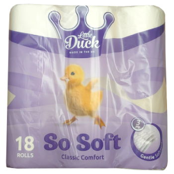 Little Duck So Soft Classic Comfort Toilet Roll 3 Ply 18pk 