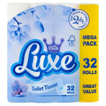 Little Duck Luxe Toilet Tissue 2 Ply Mega Pack 32 Rolls